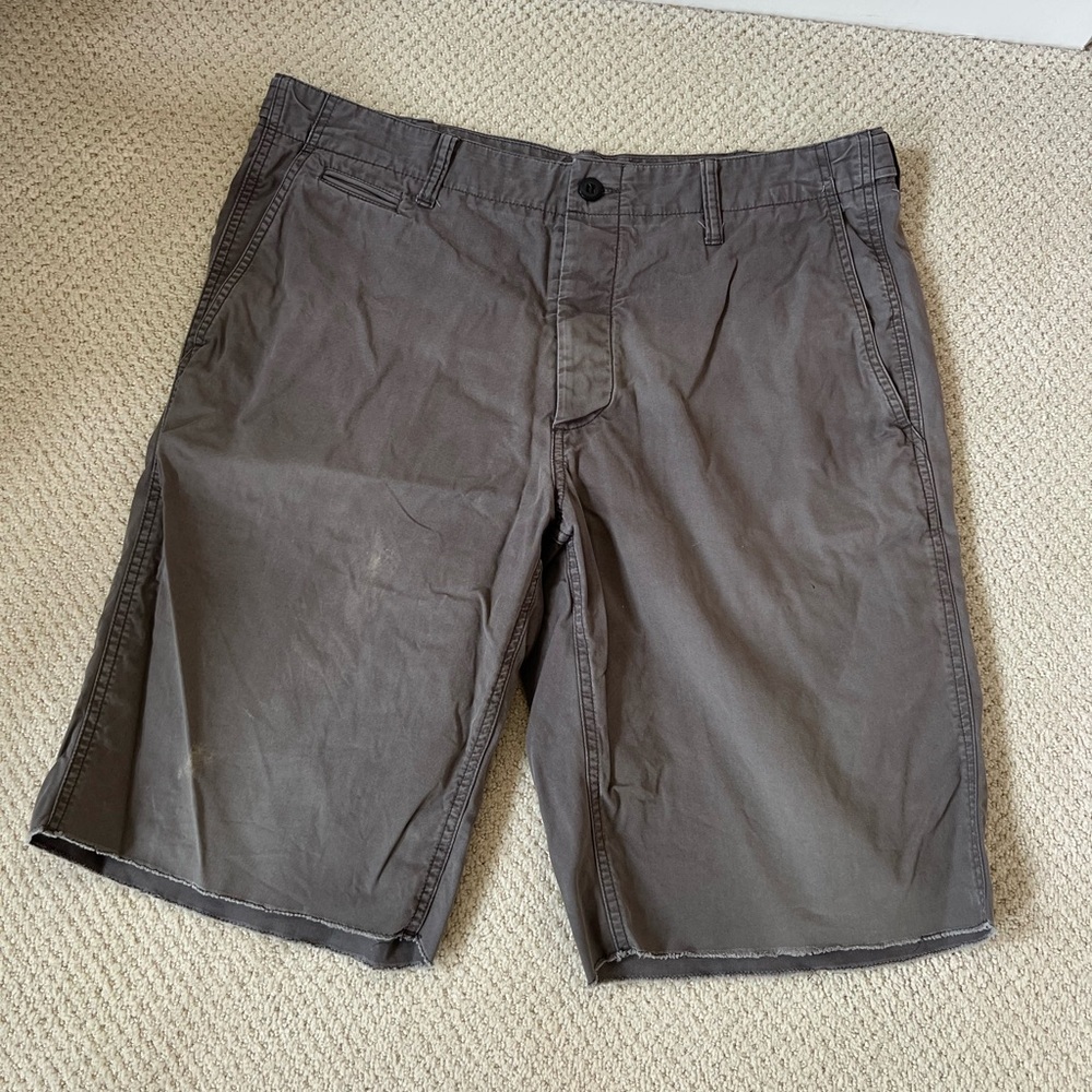 Men's Casual Gray Chino Shorts